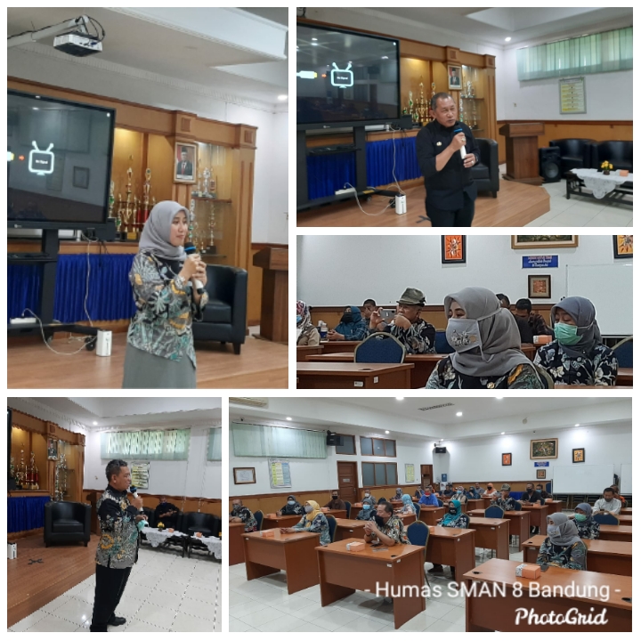 PENYAMBUTAN KASUBAG TU SMAN 8 BANDUNG