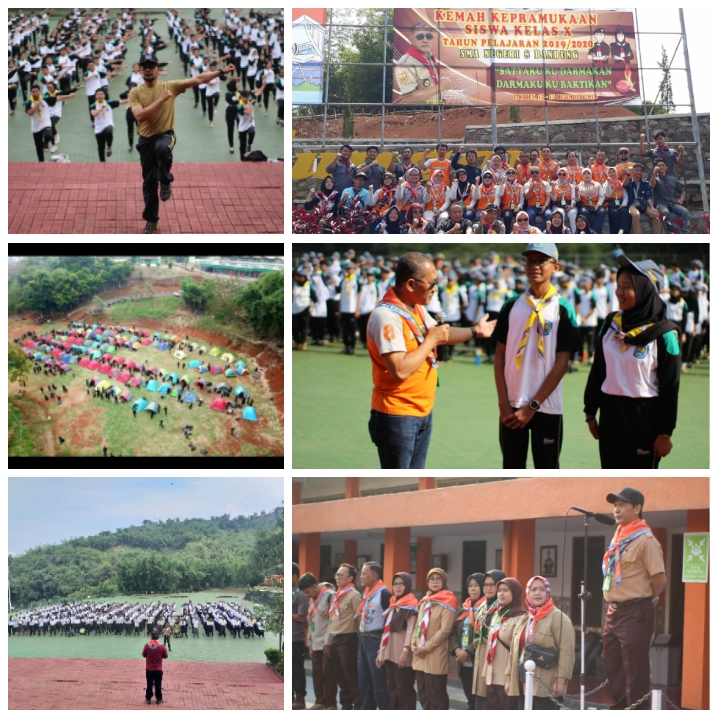 Kegiatan Kemah Kepramukaan Kelas X Tahun 2019